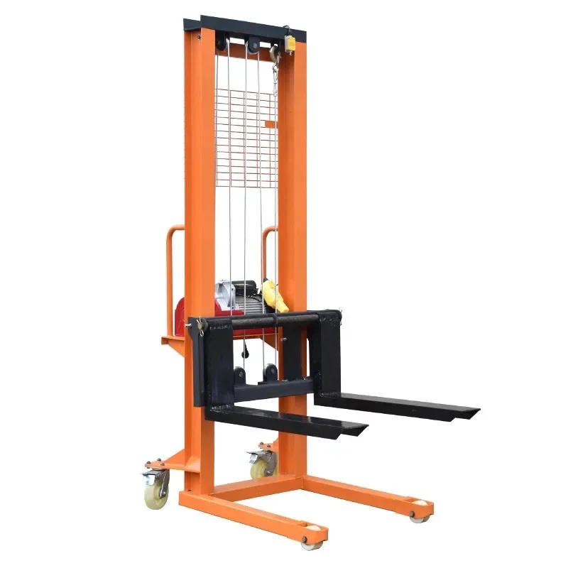 Small Electric Portable Hydraulic New Forklift Truck 1 Ton 1.5 Tons Foreign Trade for Handling Stackers Electric Forklift