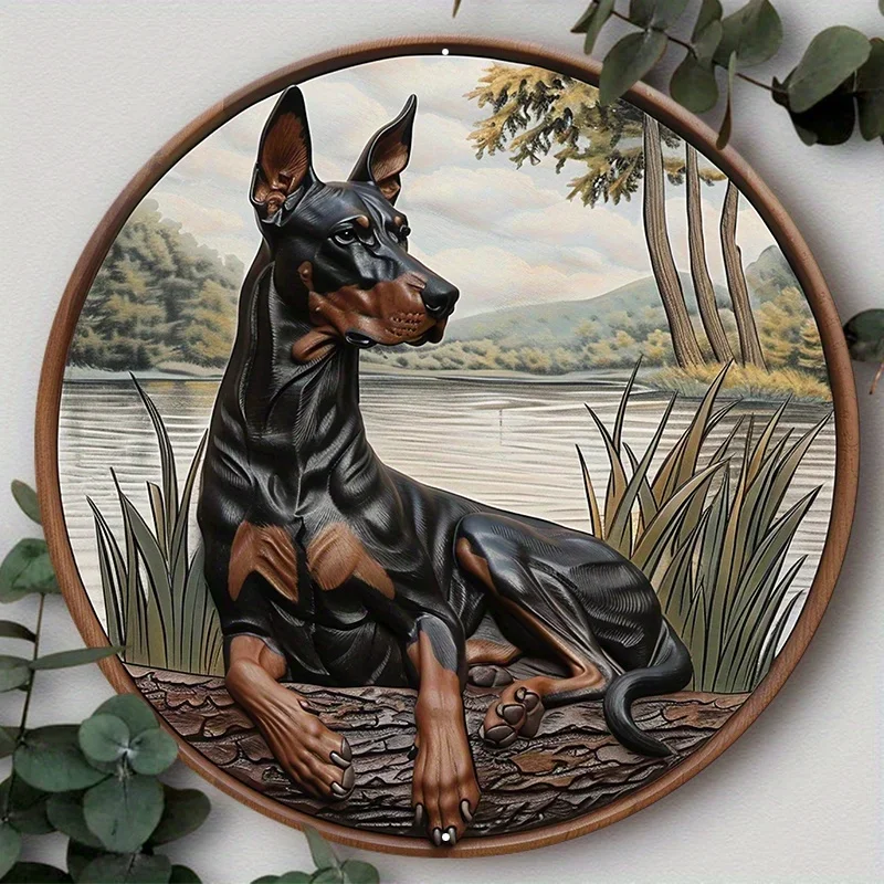

Pet Dog Souvenir Aluminum Metal Sign, Perfect for Home Decor, Gift for Couples and Dog Enthusiasts, Decorative Wall Poster