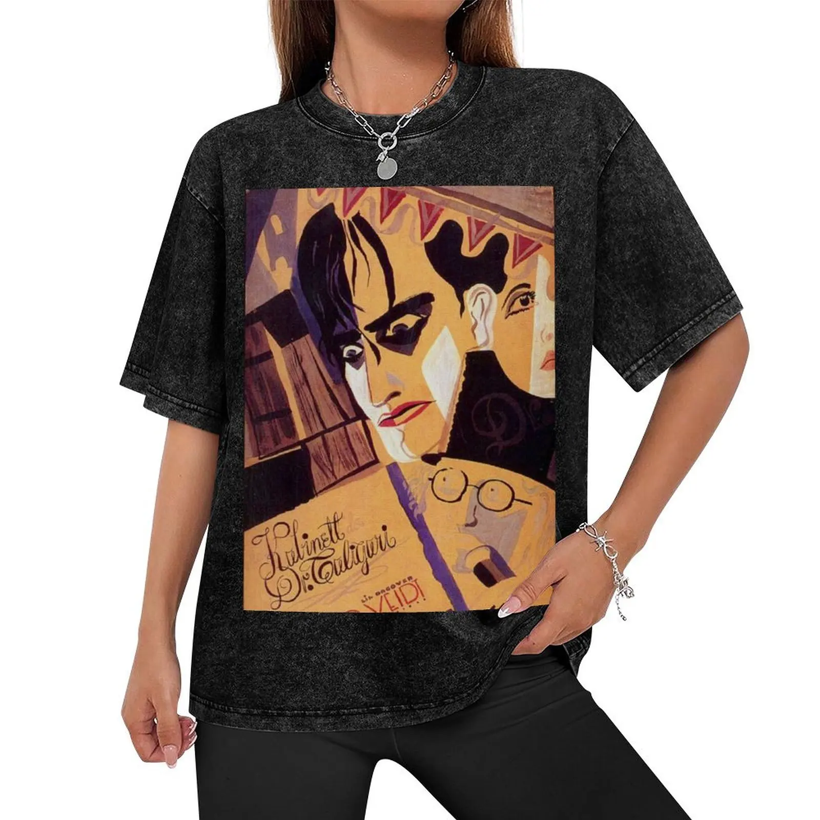 Caligari Poster 1 T-Shirt graphic t shirt vintage custom t shirt baggy shirts mens fashion