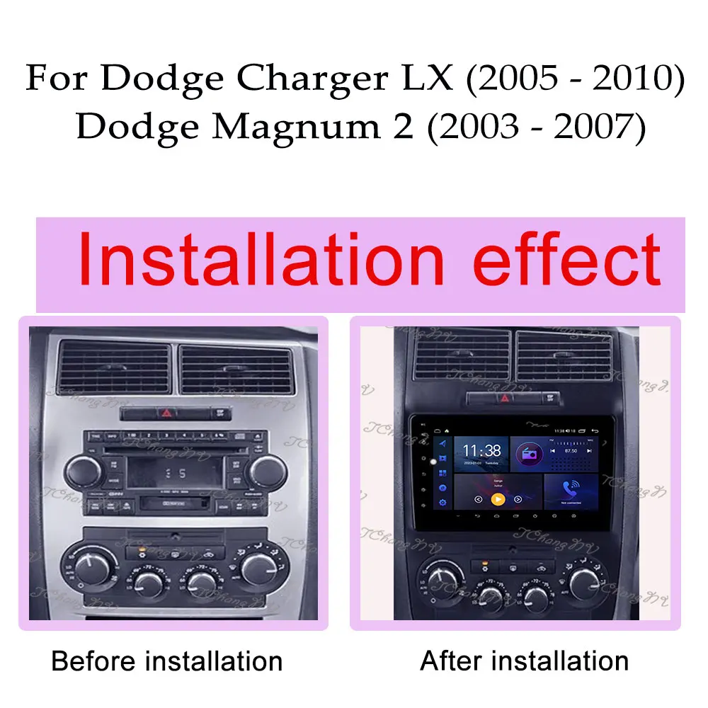 Car Radio Multimedia Player for Dodge Chager LX 2005 -2010 Dodge Magnum 2 2003 -2007 Split Screen GPS Navi DSP Stereo HD Screen