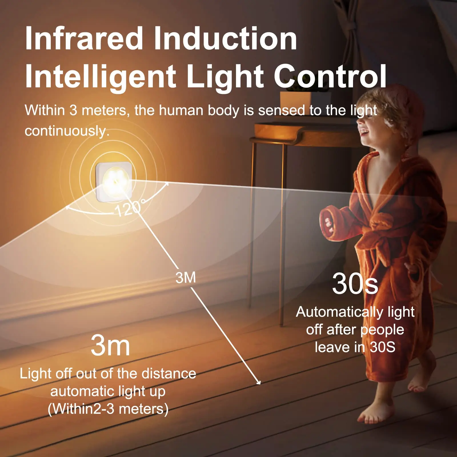 OPPLE Wireless Smart Motion Sensor Night Lamp Floral Bedroom Decor Magnetic Children's Gift Decoration White Led Night Light