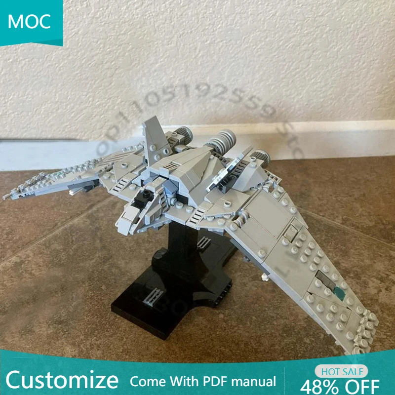 

Набор для сборки модели F-302 «Космическая война», 344 детали, средний масштаб, MOC, модульная конструкция, популярный конструктор для детей, подарок для мальчиков на праздники