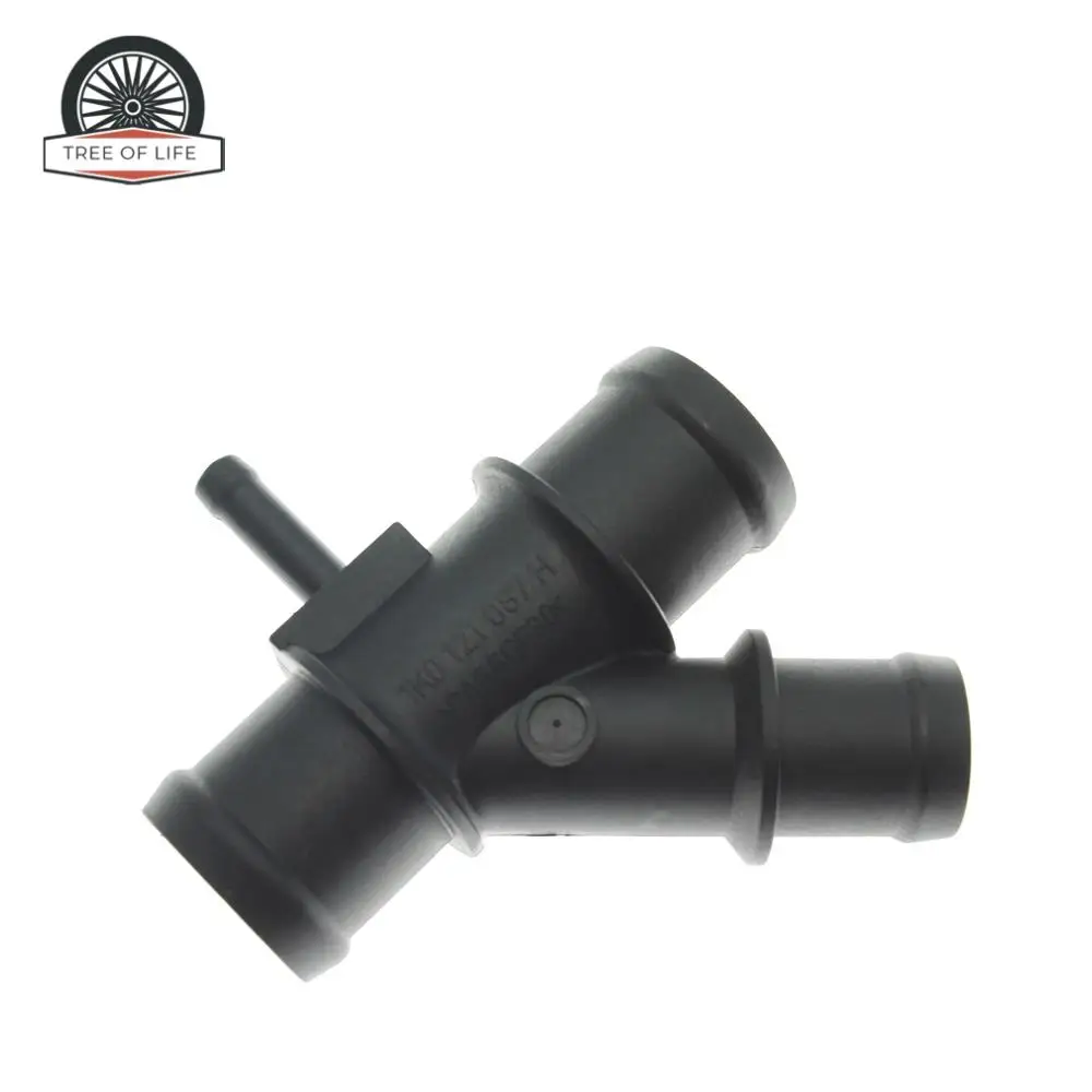 Engine Radiator Coolant Hose Connector For SEAT ALTEA XL LEON TOLEDO III SKODA OCTAVIA II 1K0 121 087 H 1K0 121 087H 1K0121087H