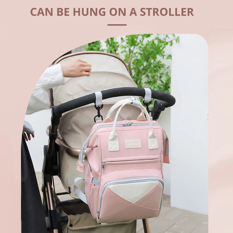 Mochila multifuncional de nailon para madre e hijo, de gran capacidad bolso de viaje, mochila de moda, novedad de verano