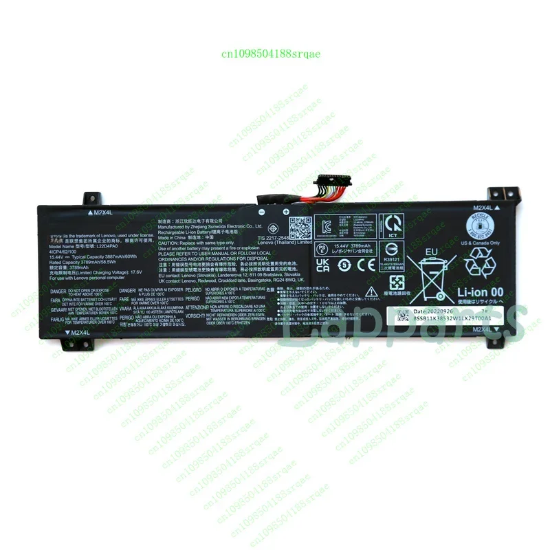 

Origina L22B4PA0 L22C4PA0 L22D4PA0 L22L4PA0 Аккумулятор для Lenovo LOQ 15IRH8 15APH8 "% тест"