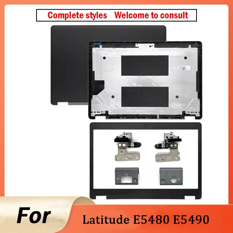 For Latitude 5480 5490 E5480 E5490 Laptop LCD Screeb Back Cover Front Bezel Palmrest Upper Top Case Lower Bottom Cover Hinges
