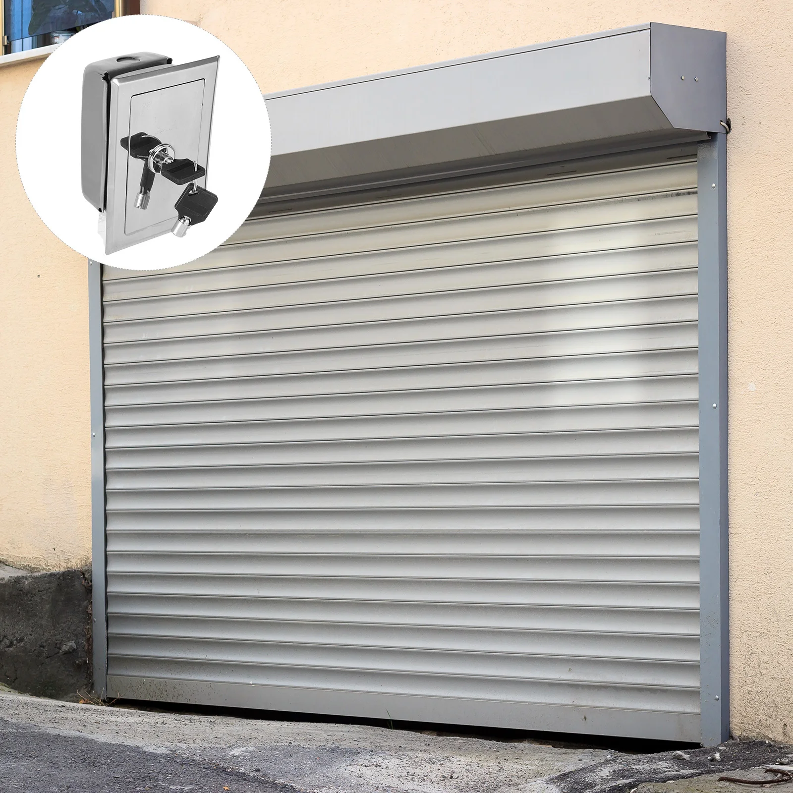 Electric Shutter Box For Roller Garage Door Control Durable Manual Override Empty Panel Shutter Door Switch Rolling Gate Switch