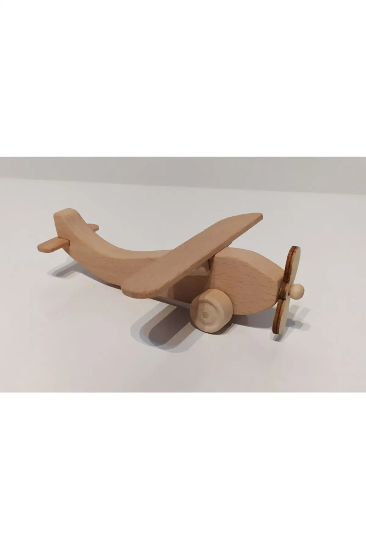 %100 Handmade Natural Wooden Moving Wheel Propeller Aircraft for Kids Babies Fun Educational Montessori Brinquedos конструктор