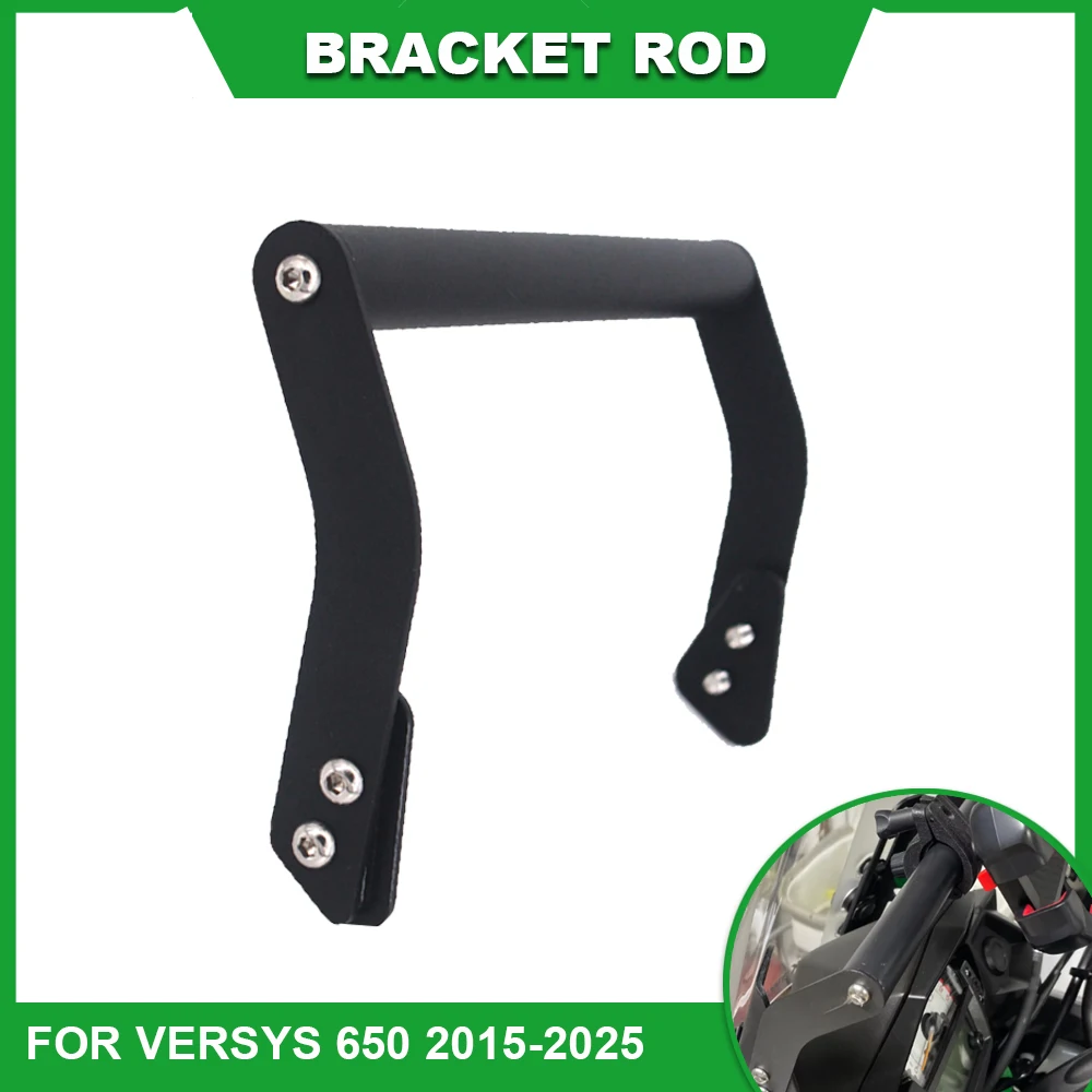 For Versys 650 2025 Motorcycle Phone Holder Stand GPS Navigation Plate Bracket For Kawasaki KLE650 2015 2016 2017-2024 Versys650