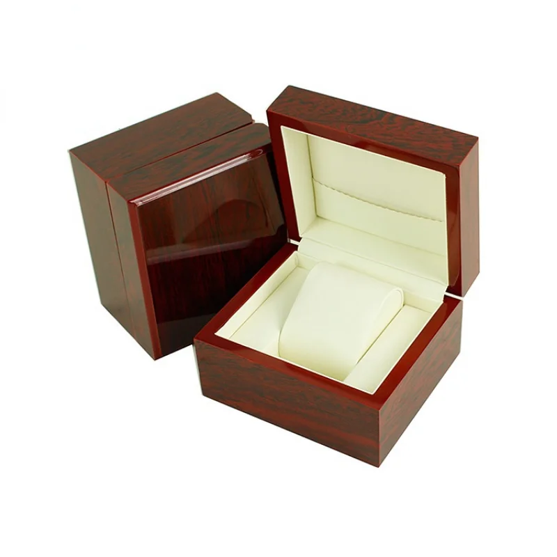 Luxury High-end Wood Custom Watch Case Box Watch Accessories Pillow  Display Jewelry Gift Boxes for Men and Women The Best Gift