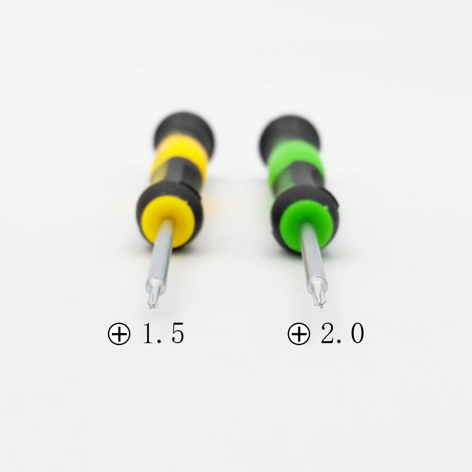 Colorful Phillips 1.2 1.5 x 40mm Colorful Screwdriver 2.0 Straight / Flathead / Slotted Screwdrivers Magnetic 200pcs/lot