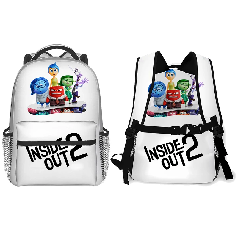 Disney Inside Out 2 3D Printed Backpack Kids Anime Cute Schoolbag Children Cartoon Fashion Back Pack Student Shoulders Bag Gifts