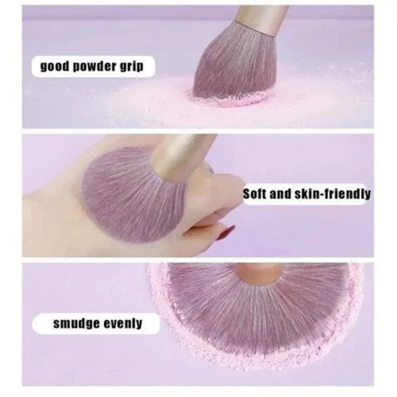 แปรงแต่งหน้าขนนุ่ม 8 ชิ้น ชุดสำหรับอายแชโดว์ รองพื้น บลัชออน เครื่องมือแต่งหน้า