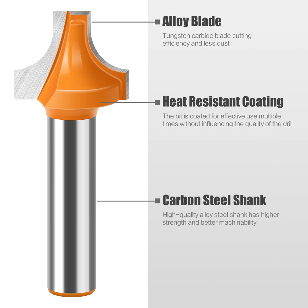 8mm Shank Opening Carving Woodworking Tools Engraving Machine Milling Cutter Tungsten Solid Router Bit Carbide End Mill