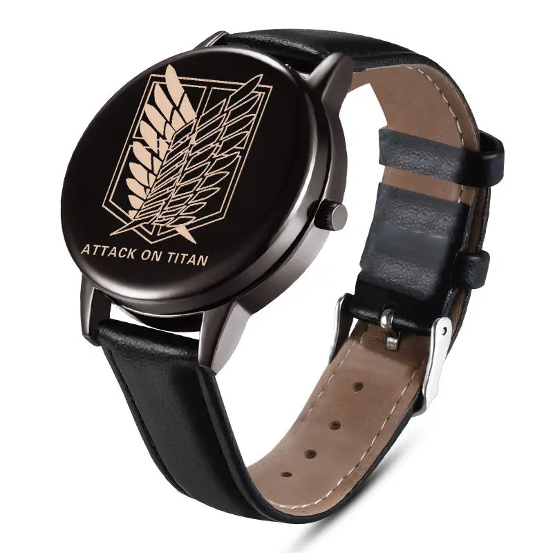 Attack on Titan Levi Ackerman Anime periphere zweidimensionale Quarzuhr kreative und stilvolle Jungenuhr Geschenk Großhandel – Detail 3