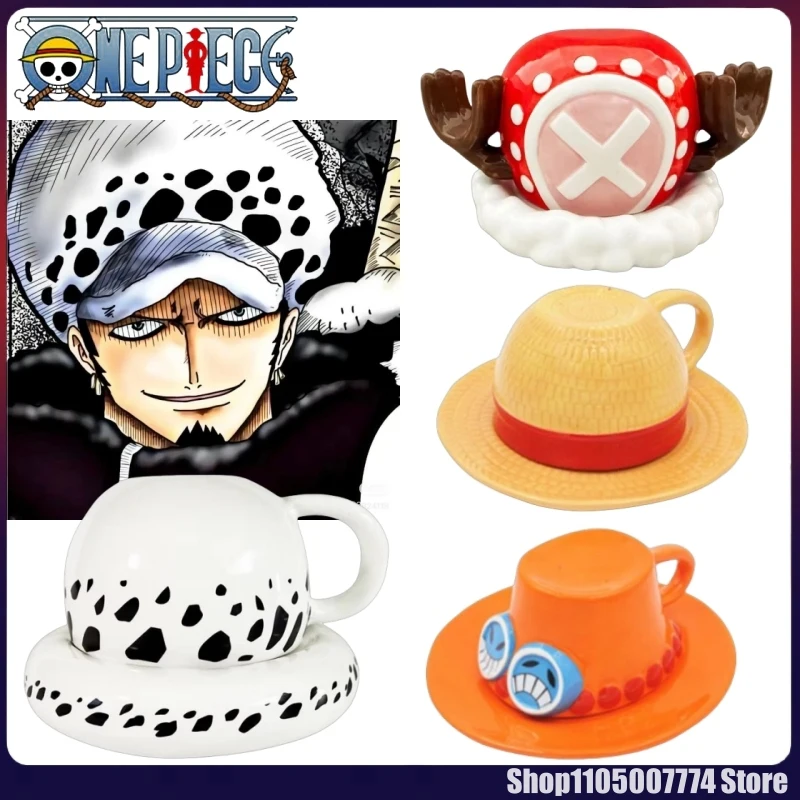 جديد قطعة واحدة القدح كوب ماء المروحية عيد الميلاد الإصدار. D.Law Three Brothers Hat على شكل فنجان القهوة أنيمي ايس سابو ألعاب سيراميك هدايا #1