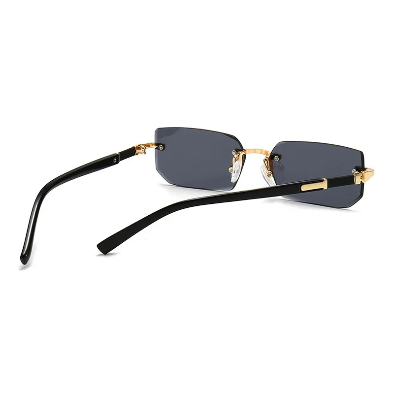Nowe modne okulary przeciwsłoneczne bez oprawek Osobowość Jelly Shades Męskie i damskie okulary przeciwsłoneczne — zdjęcie 4