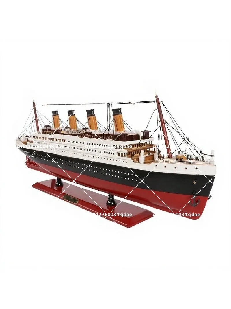 Wooden Cruise Ship Model Handicraft Home Decor Birthday Gift Boat