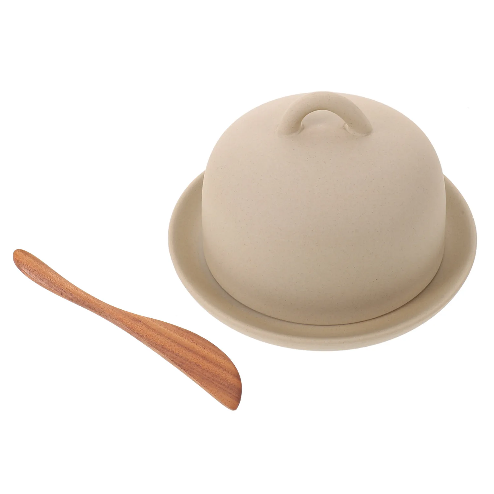 

Premium Ceramic Butter Dish with Lid Non Porous Scratch Resistant for Kitchen Counter Table Serving Breakfast Brunch