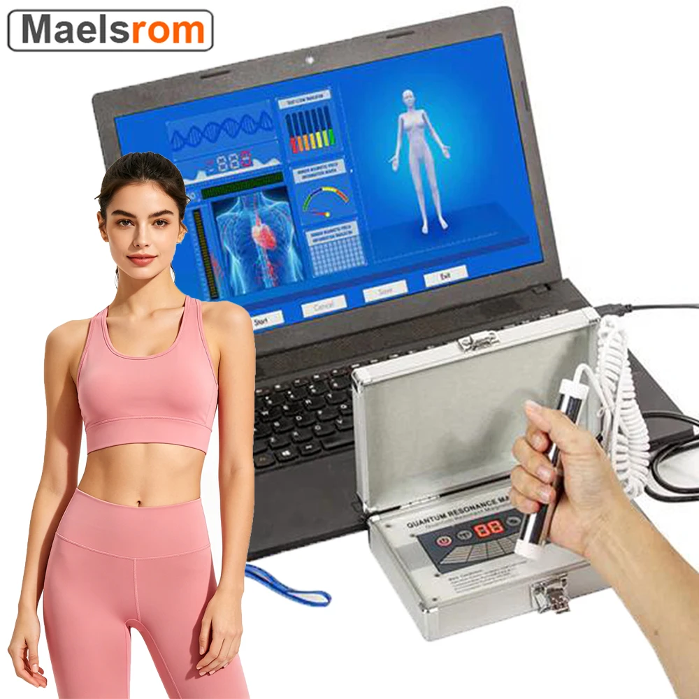 Quantum Magnetic Resonance Body Analyzer With 45 Reports Version Body Fulling Scanner Sub Health Analysis Machine Checking Set