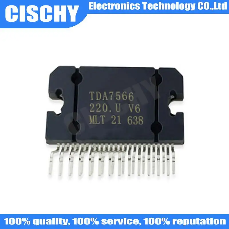 7566 ZIP-25 TDA7566  Automobile audio power amplifier IC chip In Stock 1pcs/lot