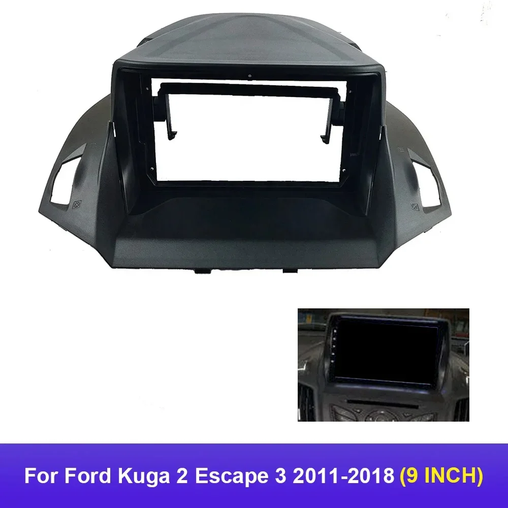 

9-дюймовая Автомобильная рамка, адаптер для Ford Kuga 2 Escape 3 2011-2018, Android, стандартная панель, комплект