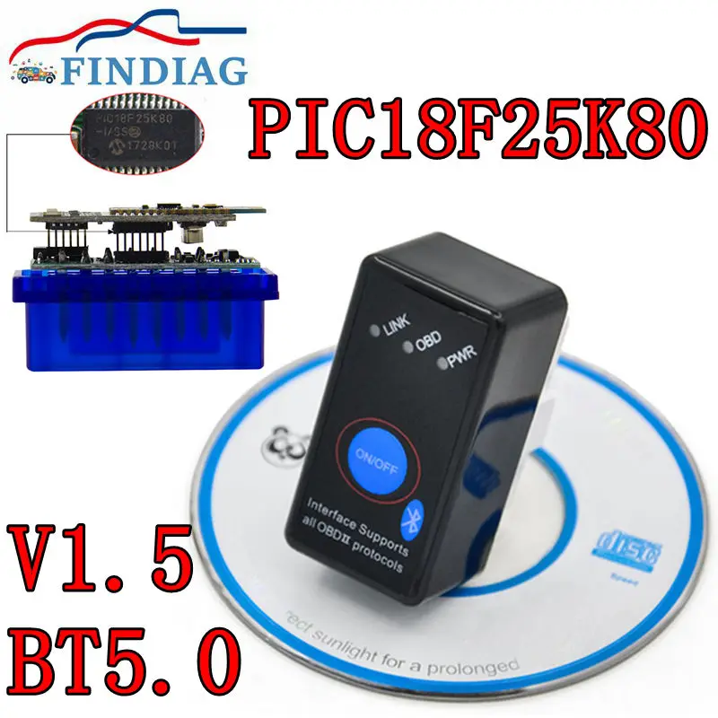 

НОВЫЙ Эмулятор замка рулевого управления ELV ESL Plug-and-start без программирования Мини ELM327: V1.5 BT5.0 PIC18F25K80 12 В Газ Android/iOS/ПК V2.1