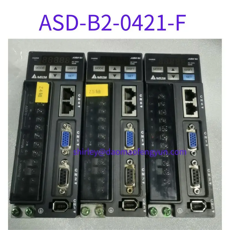 

Used ASD-B2-0421-F servo driver 400W test OK