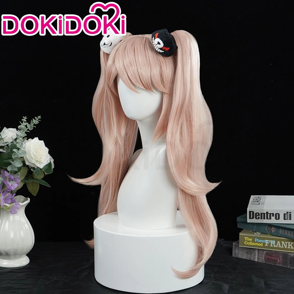 IN STOCK Enoshima Junko Nanami Chiaki Tsumiki Mikan Wig Game Danganronpa Cosplay DokiDoki Cosplay Women Cute Curly Long Hair