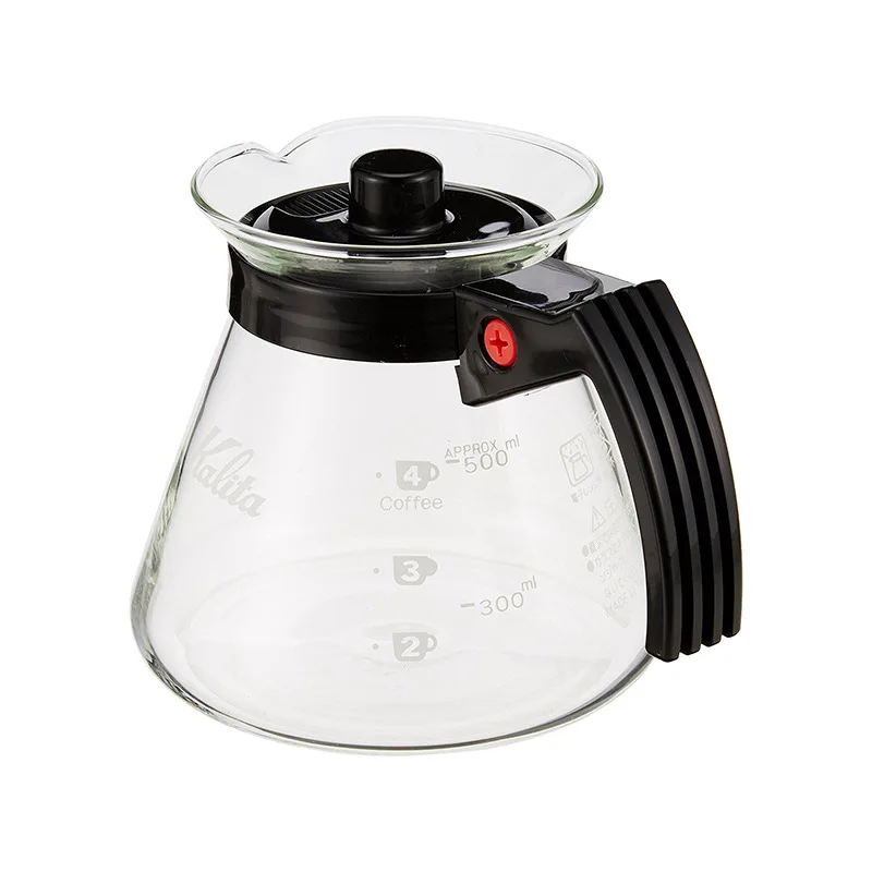 kalita panela para compartilhar cafe espresso de vidro resistente ao calor chaleira bonito mao 300ml 500ml original do japao 01