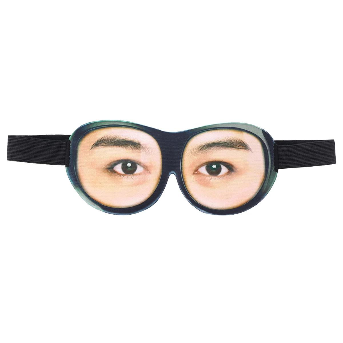 3 D Eye Rest Mask Patches for Adults Women Eyeshade Real Person Disguise Eyeglasses Funny