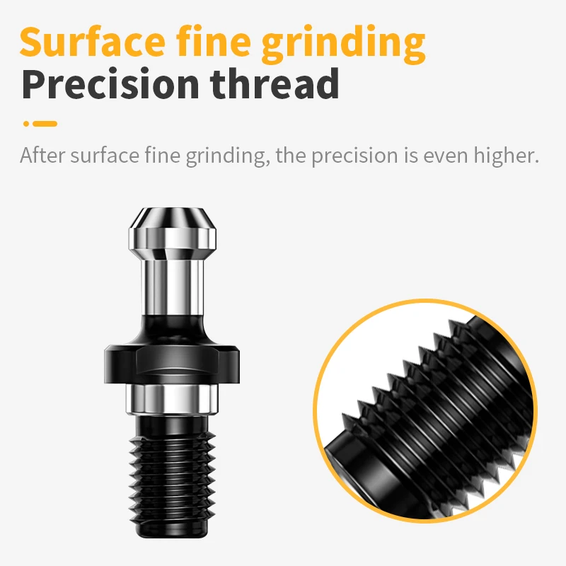 Kerseo BT30 High precision Pull Stud CNC Milling Tool Holder Retention Knob 45° 60° 90° pulling nails