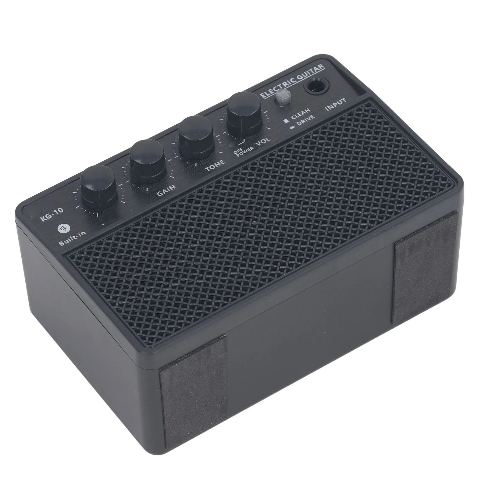 ZK40 Electric Guitar Amp Kit Mini Portable Rechargeable Plastic 10W for Daily Practice