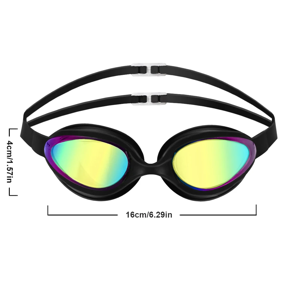 Swimming Goggles Professional Waterproof No Leaking Swim Eyewear Glasses Anti-fog UV Protection Swim Glasses For Men Women