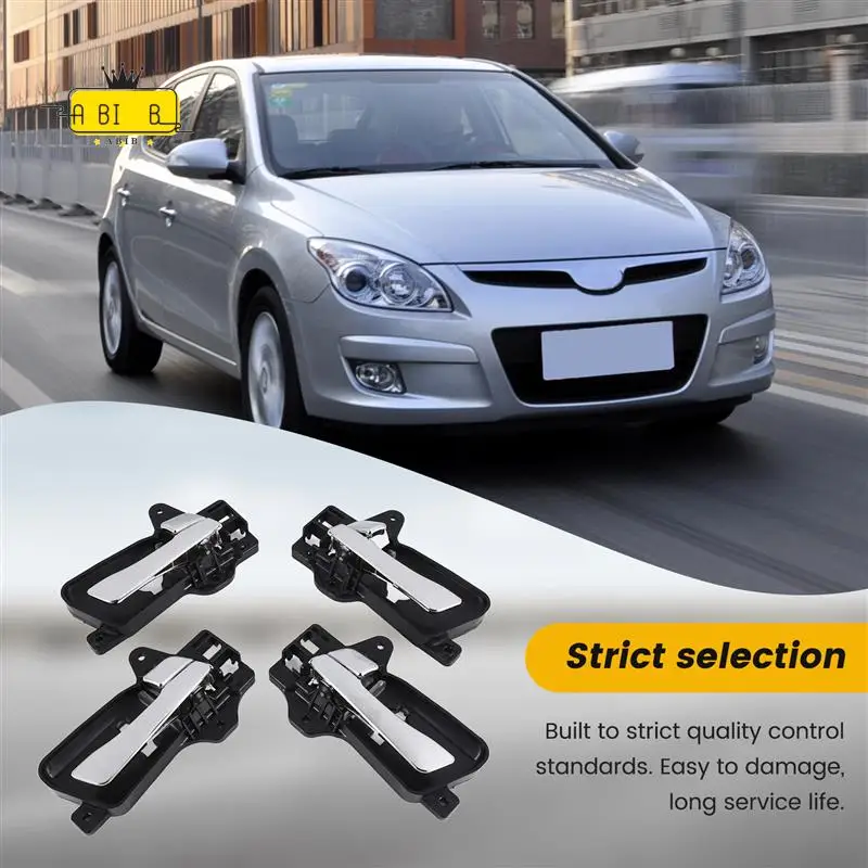 

ABIB -4PCS Car Inner Door Handle For Hyundai I30 I30CW 2007-2011 826102L010 826202L010
