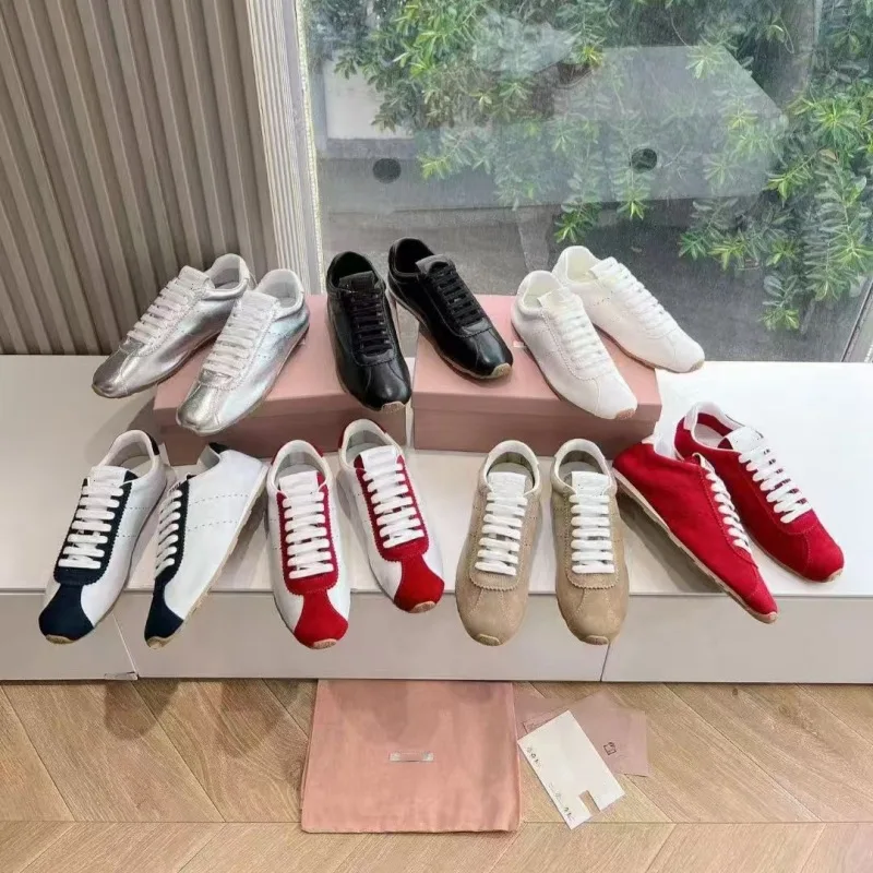 

Женская повседневная обувь, спортивная обувь из воловьей кожи, тренировочная обувь Forrest, спортивная обувь для одиночной ходьбы, модный удобный размер 35-42