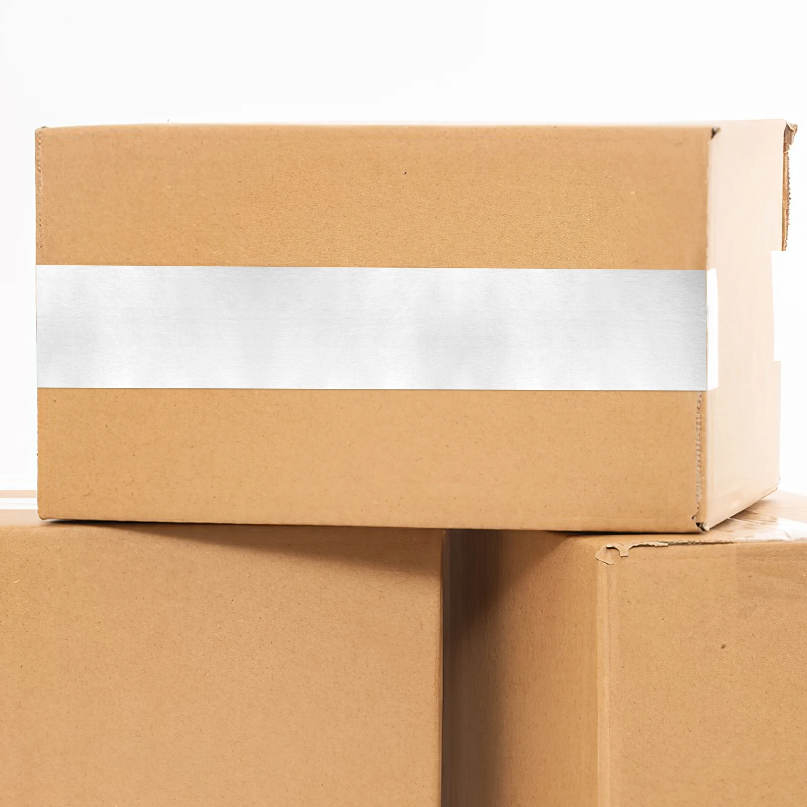 

Heavy Duty Packing Tape Sealing White Writable Paper Double Sided Shipping Kraft