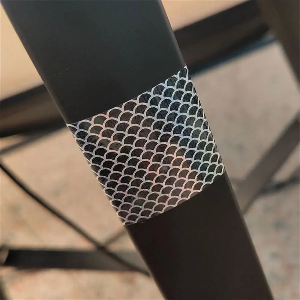 Silver Laser Fishing Lure Stickers Transparent DIY Material Fish Skin Stickers Waterproof Reflective Fishing Lure Film
