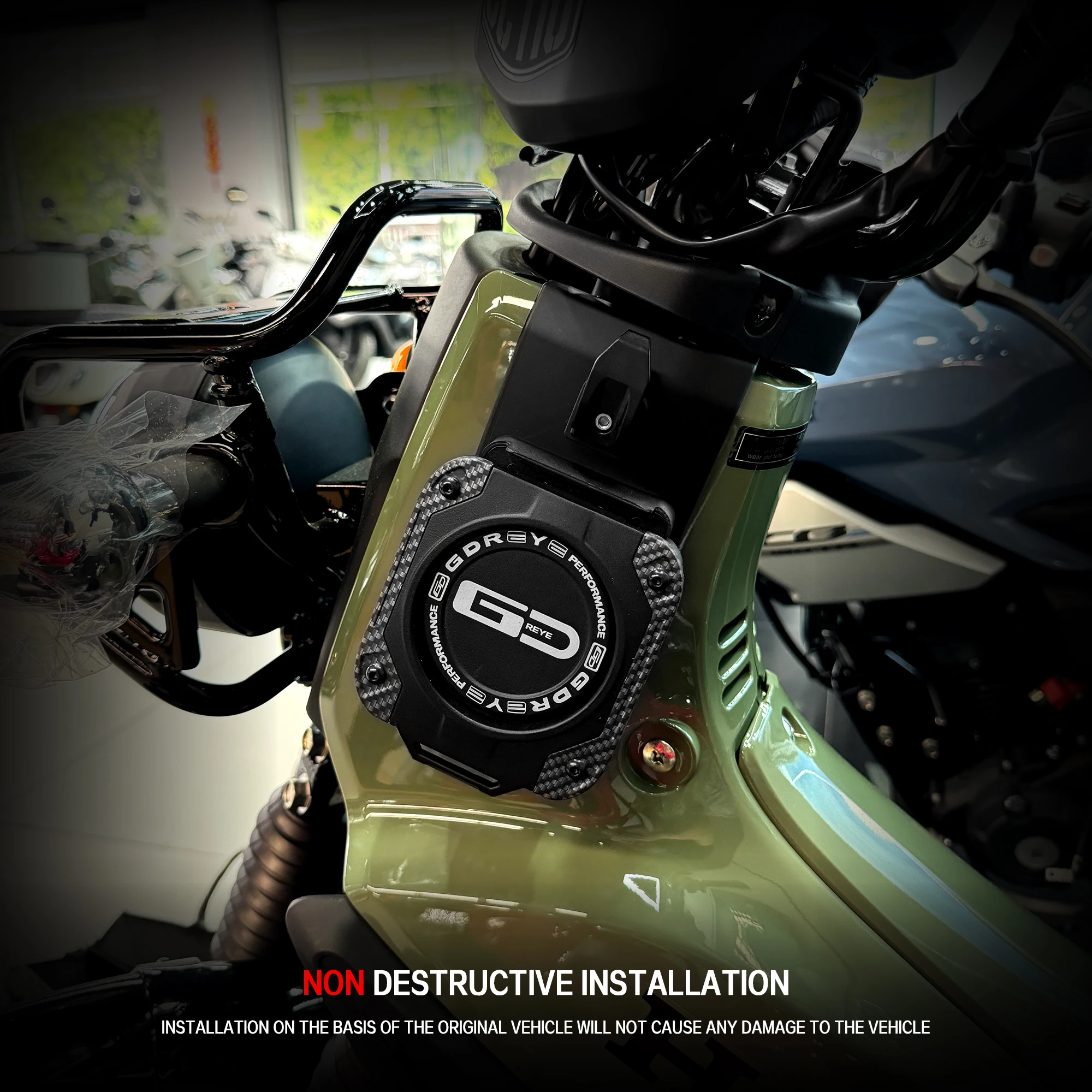 Motorcycle Special Bracket with Stand for CC110 2022-2025 Beverage & Water Cup Holder Helmet Hook Storage
