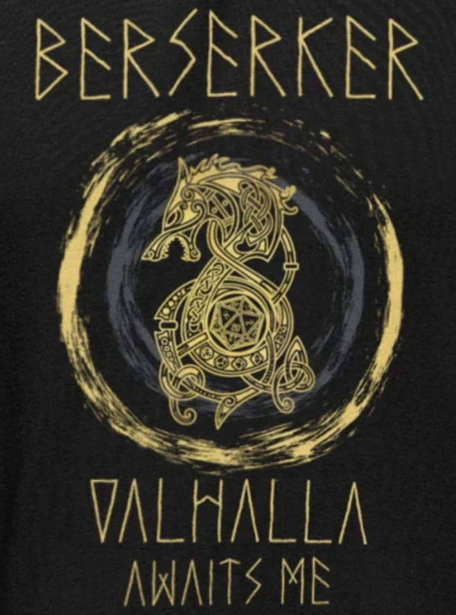 Norse Myth Berserker Valhalla Nordic Warriors T-Shirt 100% Cotton O-Neck Summer Short Sleeve Casual Mens T-shirt Size S-3XL