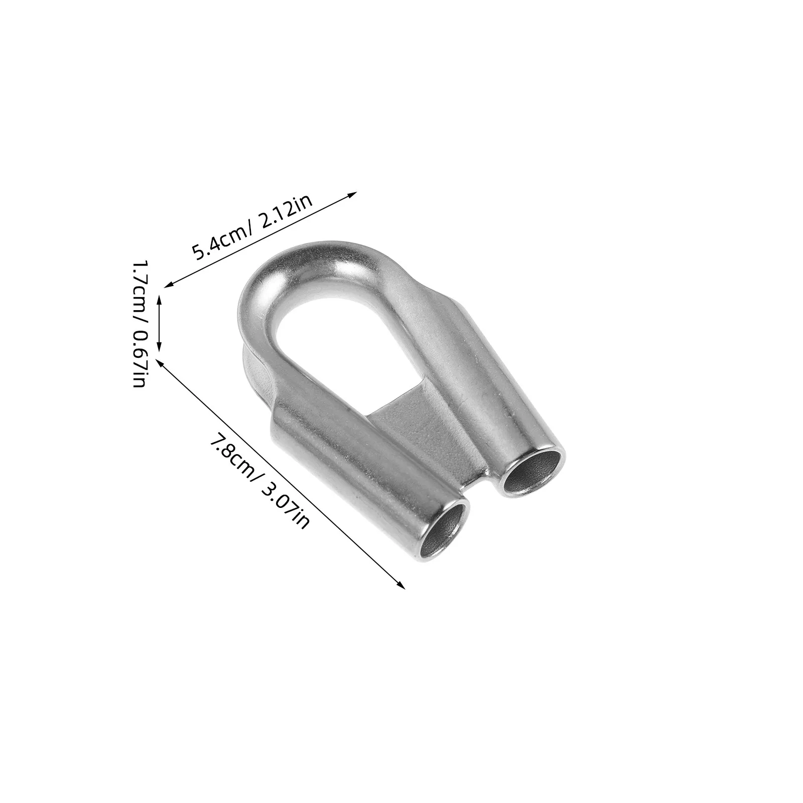 Stainless Steel Rope Thimble Heavy Duty 10Mm Cable Loop Protector Marine Grade Eye Splice Protector Wire Rope Boat Rigging