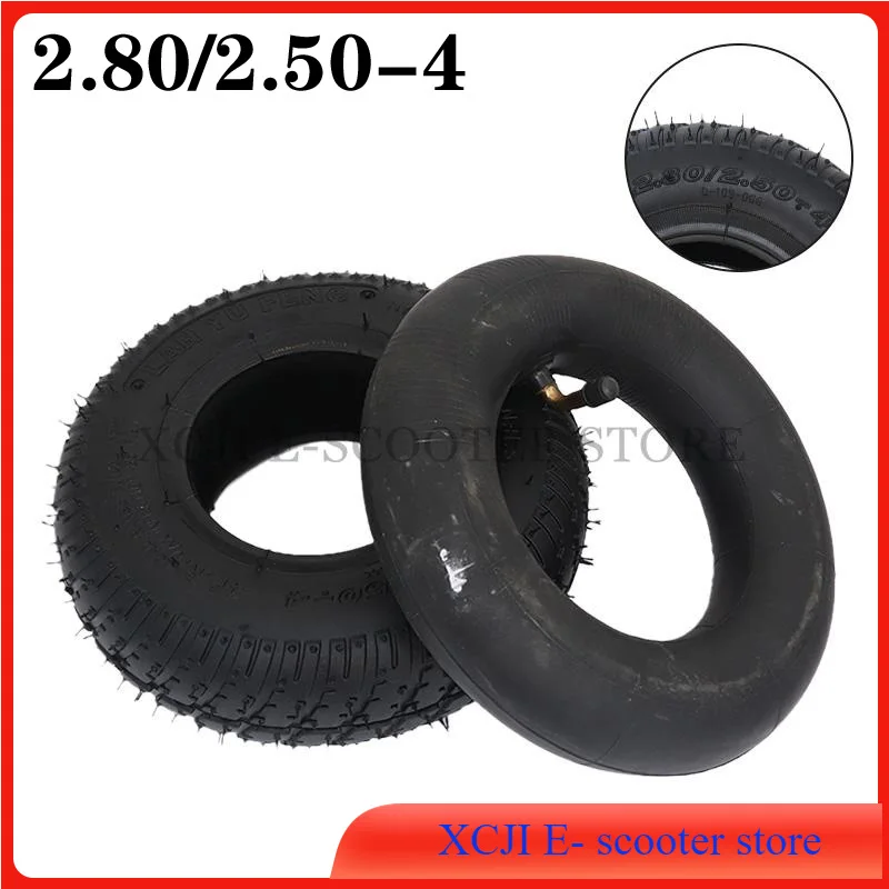 2.80/2.50-4Tire with Inner Tube 2.80/2.50-4 fits Gas / Electric Scooter ATV Elderly Mobility  Motorcycles bikecle