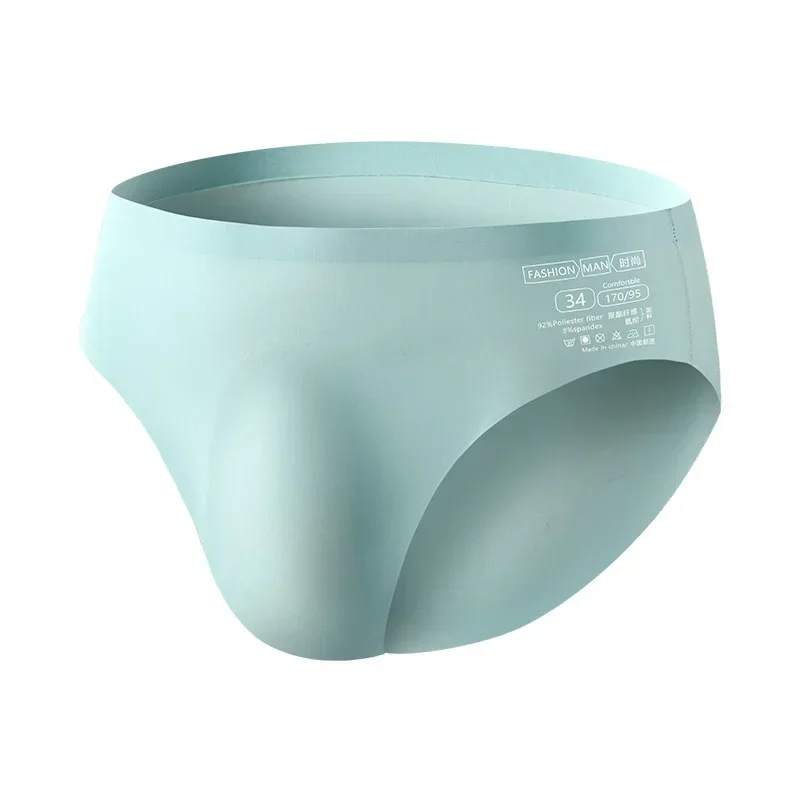 Celana Dalam Sutra Es Pakaian Dalam Seksi Pria Celana Dalam Kantung Tonjolan Mulus Musim Panas Celana Dalam Bersirkulasi Pria Celana Dalam Tanpa Jejak