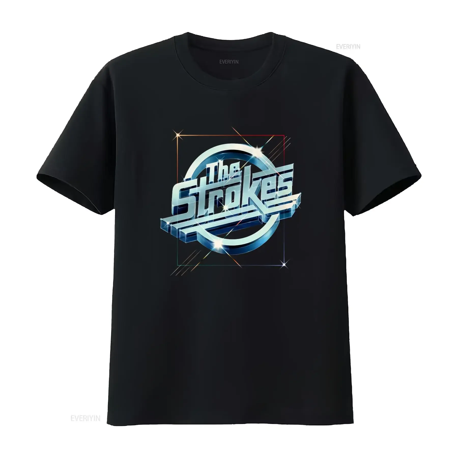 The Strokes T Shirt Rock Music Merch Heavy Cotton Long s Last Nite New Abnormal Room On Fire Design vintage Washed Slightly