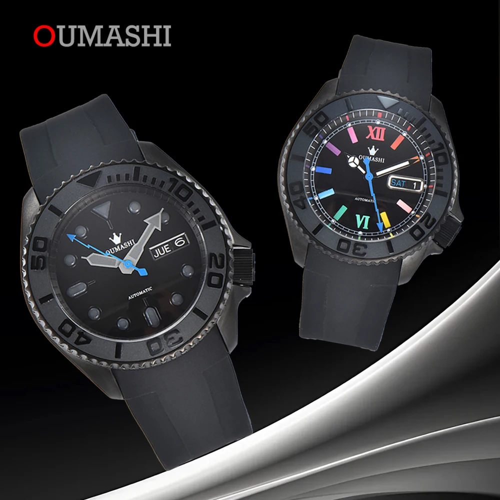 

Oumashi 41mm Watch 007 Men's Watch New Men's Luxury Automatic NH36 Watch Movement Stainless Steel Waterproof Watch