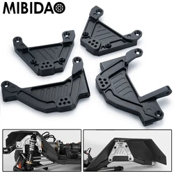 MIBIDAO Aluminum Front Rear Shock Towers Mount Bracket for Axial SCX6 AXI05000 Wrangler AXI05001 Trail Honcho 1/6 RC Car Model