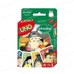 UNO MY neighbors TOTOROs juego de cartas de Anime multijugador, juego de mesa de fiesta familiar, entretenimiento divertido para amigos, regalo de Poke