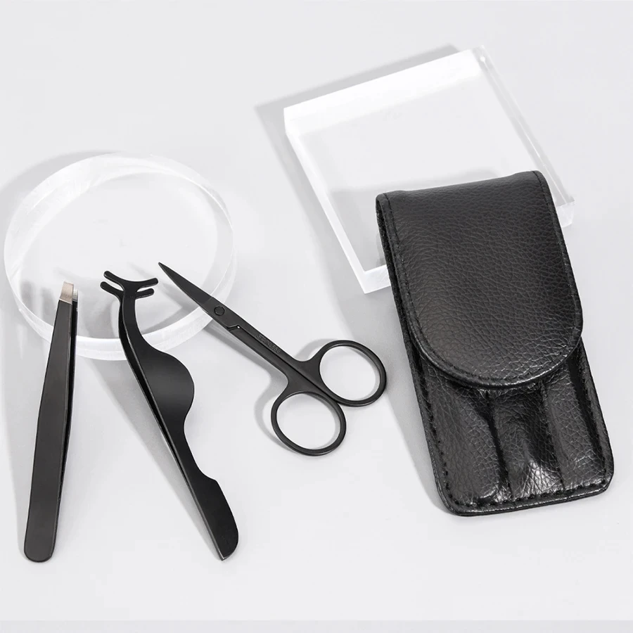Pinzetten-Set, 3–4 Stück, Premium-Edelstahl-Augenbrauen-Pinzette mit scharfer Spitze für eingewachsene Körper- und Gesichtshaarentfernung – Detail 15