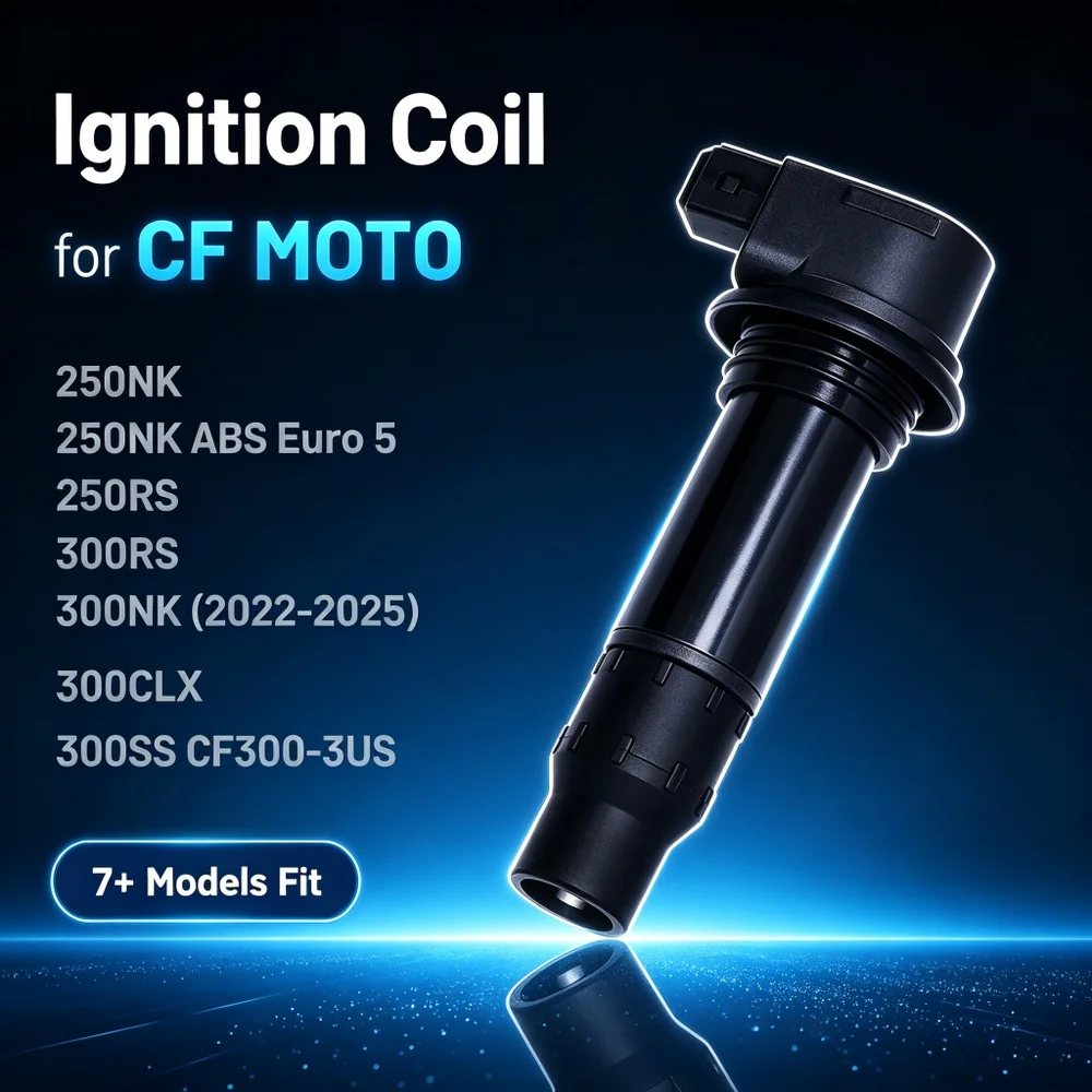 Ignition Coil Stick for CFMOTO 250NK 300RS NK CLX SS Euro5 | Integrated Spark Plug Cap Boot | ODMO-178000