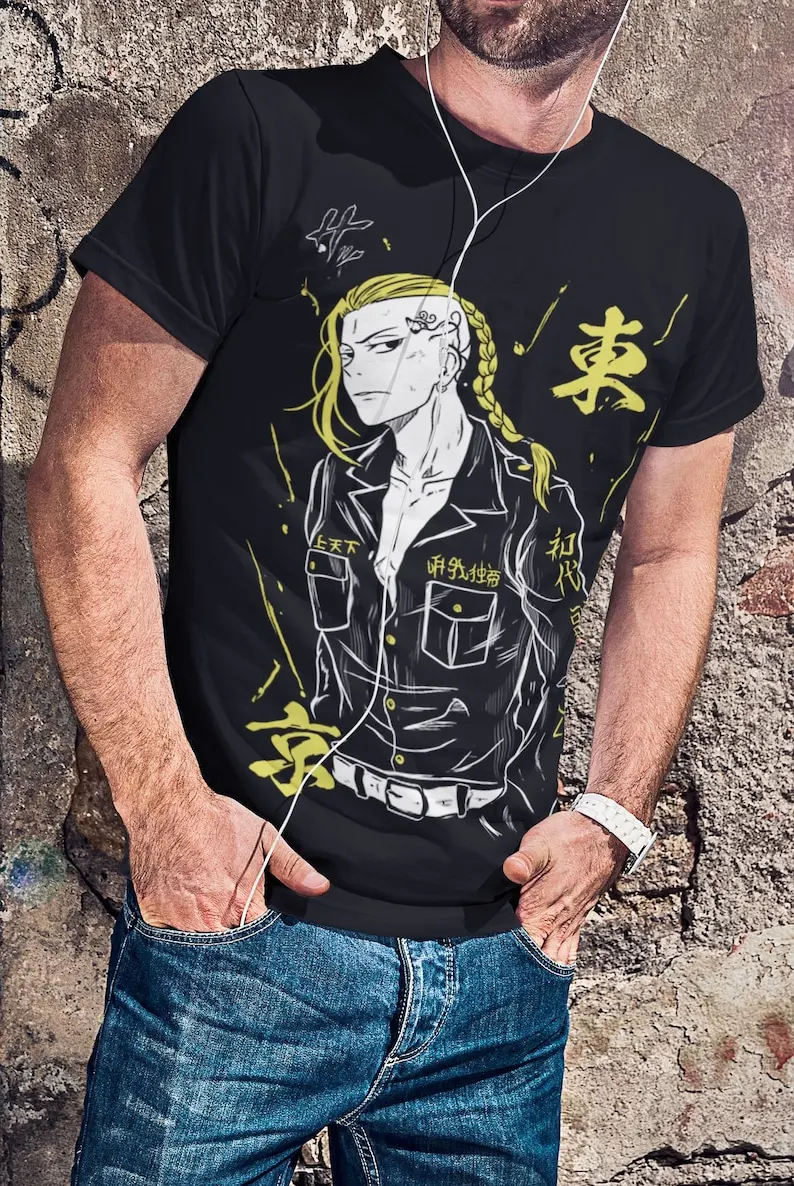 Ryuguji Shirt, Anime Manga Shirt, Anime Vintage Unisex T-shirt